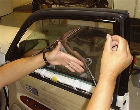 Window film/tint has a scratch resistant coating that makes it easy to get off most gunk, so scrubbing with steel wool or a scrub pad is unnecessary. Speedway Motor: How To Apply Window Tint