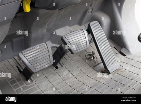 Pedal Clutch Brake And Accelerator Stock Photo Alamy