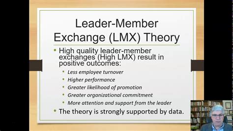 Leader Member Exchange Theory Lmx Youtube