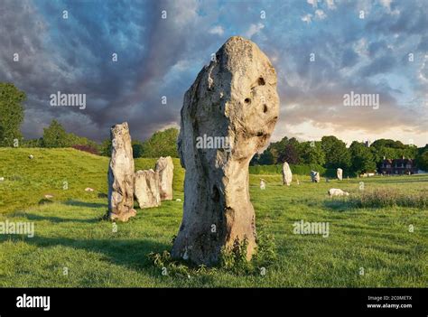 Avebury Neolithic Standing Stone Circle The Largest In England At