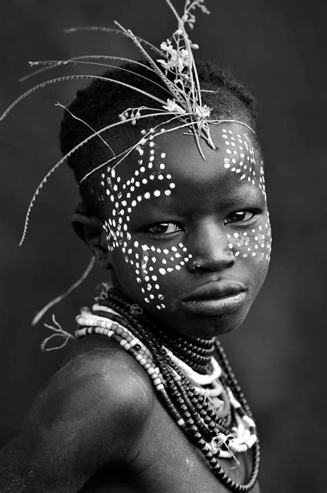 paramchaintanya men — portrait of a karo girl ethiopia 2011 mario tribal face african