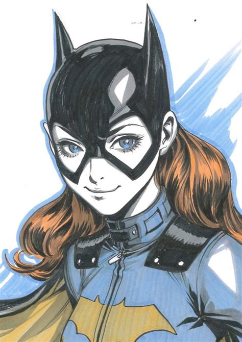 Artgerm Copic Marker Illustration Batgirl 21 X 30 Cm Catawiki