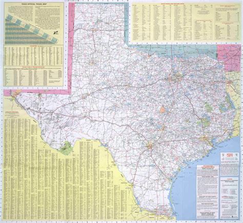Mile Marker Map Texas