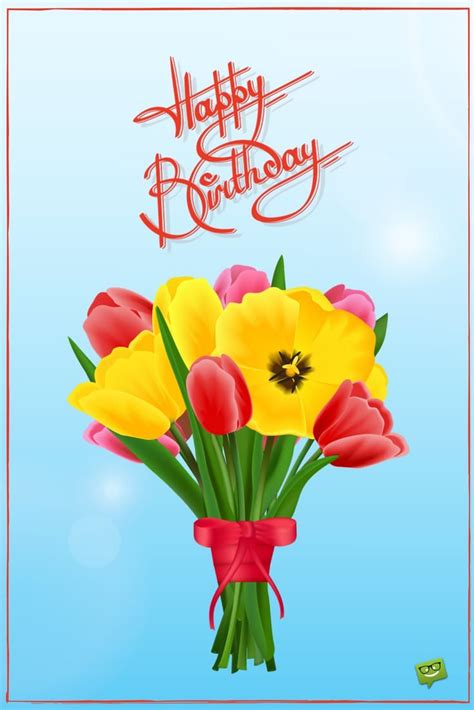 Happy birthday flowers are very good form of send your greeting on birthday to your friends and family. Floral Wishes eCards | Free Birthday Images with Flowers