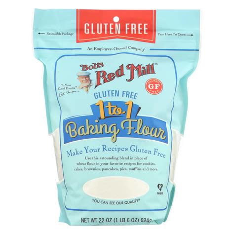 Bob S Red Mill Gluten Free 1 To 1 Baking Flour 22 Oz Bag