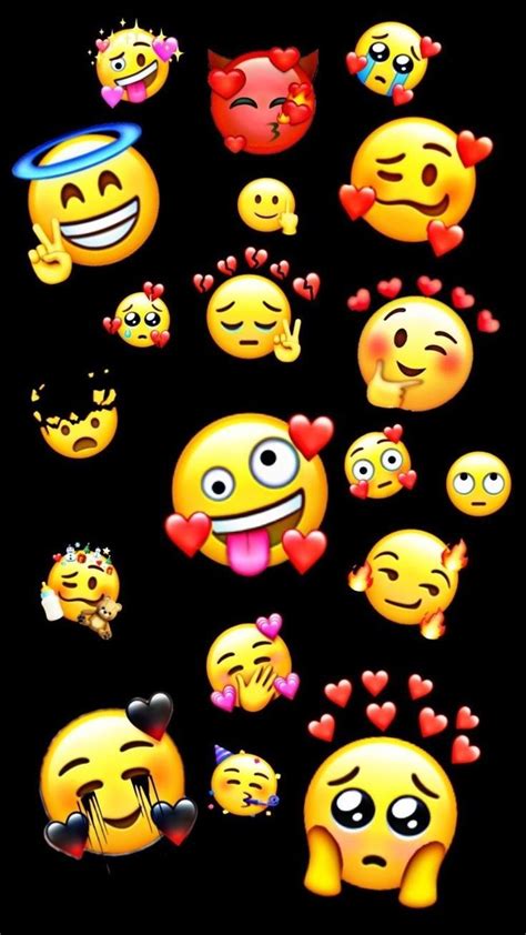 Emoji Mix In 2020 Cute Emoji Wallpaper Funny Iphone Wallpaper Emoji