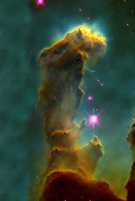 Free Download Eagle Nebula Pillars Famous Hubble Photograph