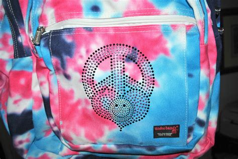 Tie Dye Back Pack Blue And Pink Backpacks Drawstring Backpack Bags