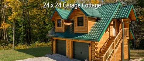 Garage Cottage Kit Log Garage Tour