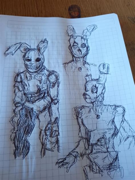 Springtrap Doodle Rfivenightsatfreddys