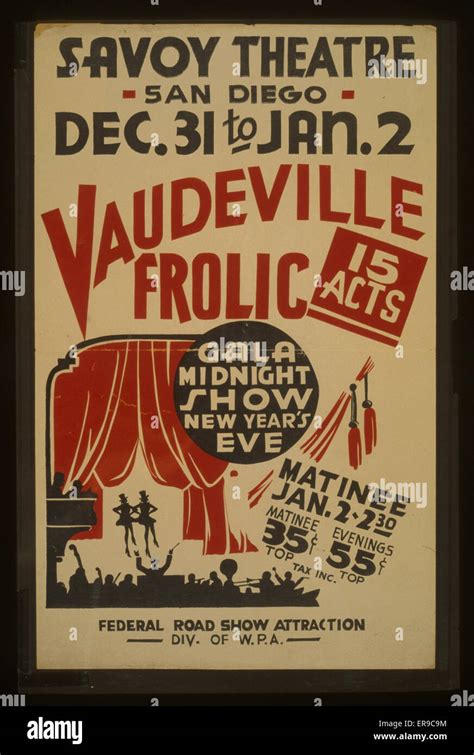 Vaudeville Poster High Resolution Stock Photography And Images Alamy