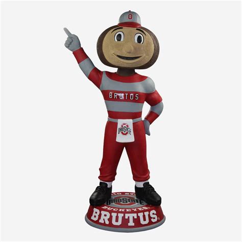 Brutus Buckeye Ohio State Buckeyes 3 Ft Mascot Bobblehead Foco