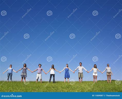 Group Holding Hands Stock Image Image Of Group Colorful 11009087