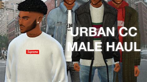 The Sims 4 Â Lit Male Cc Haul Lookbook And Links Youtube Male Cc