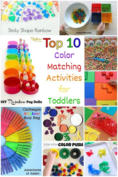 Color Matching Activity For Toddlers Kidsworksheetfun