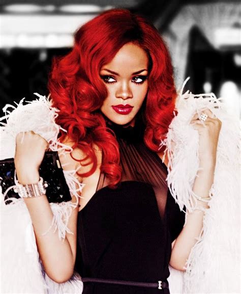 Pin By Christine Victoria On People Rihanna Red Hair Rihanna