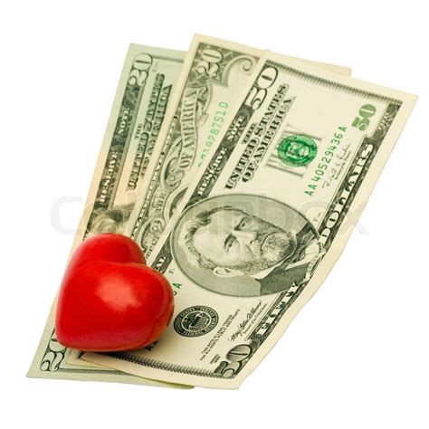 Heart Dollar Stock Image Colourbox