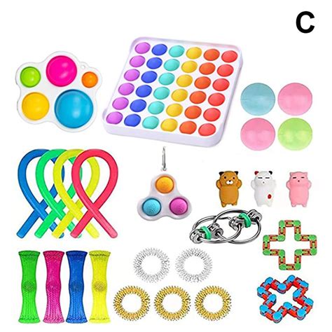 Teachers and parents will love this extremely sturdy cause and each digit is embossed with the numbers 1 through 10 along with the matching word in english. Ready Stock 1 set Murah Pop Its Sensory Fidget Toy Pack ...