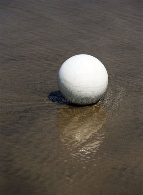 White Ball Stock Image Image Of Playing Ball Beach 7232967