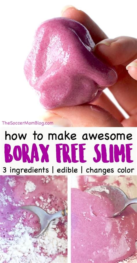 How To Make Slime Without Borax Edible Silly Putty The Soccer Mom Blog