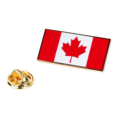 Canada Flag Lapel Pin Hard Enamel Tie Tack Pinback Etsy