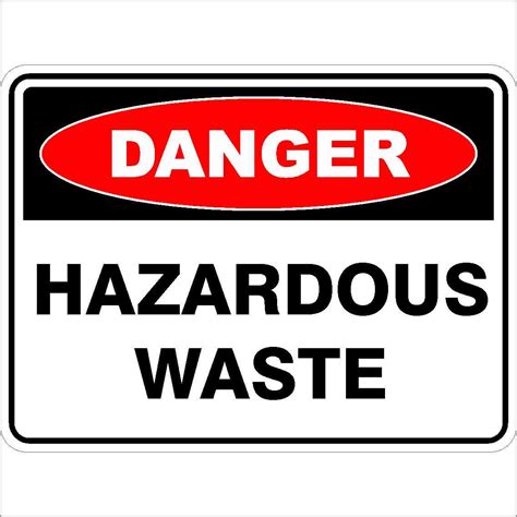 Hazardous Waste Buy Now Discount Safety Signs Australia
