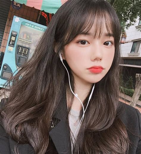 Korean Bangs Hairstyle Korean Haircut Hairstyles With Bangs Pretty Hairstyles Ulzzang