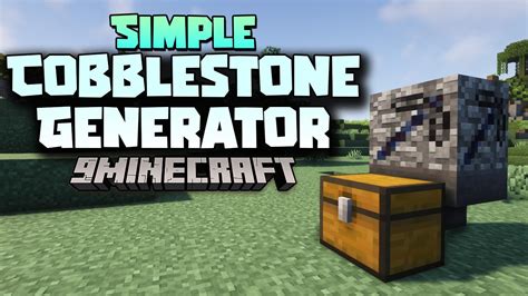 Simple Cobblestone Generator Mod A New Feature Added