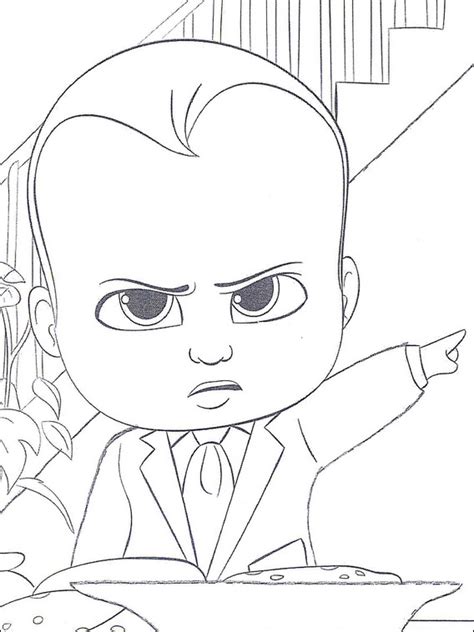 Black Baby Boss Girl Coloring Page Coloring Pages