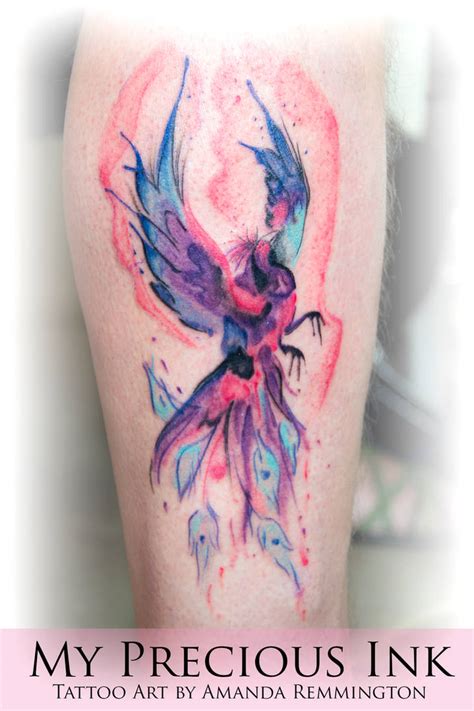 Watercolor Phoenix Tattoo By Mentjuh On Deviantart