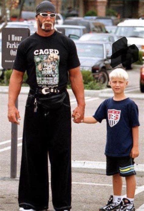 Hulk Hogan Wearing Jnco Jeans And With Son Nick 1997 Roldschoolcelebs