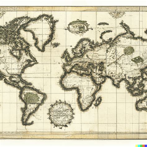 18th Century World Map Rdalle2