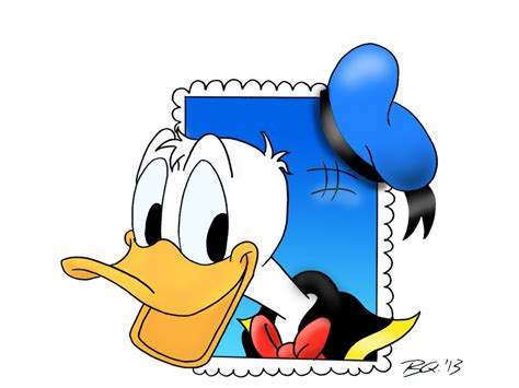 Donald Duck Coming Out Of A Stamp By Magicalmerlingirl On Deviantart