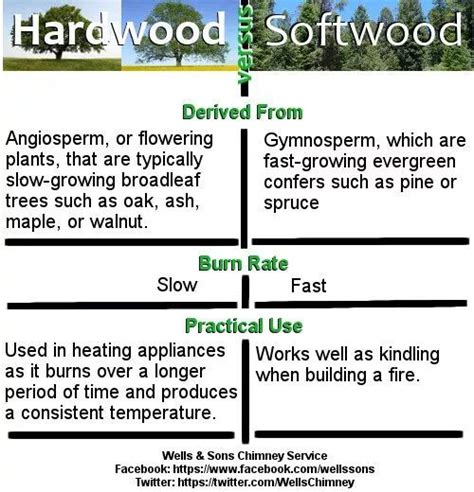 Hardwood Vs Softwood Montgomery County Pa Wells And Sons In 2022