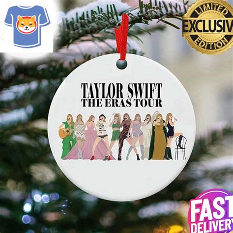 Taylor Swift The Eras Tour 2023 Christmas Tree Decorations Ornament