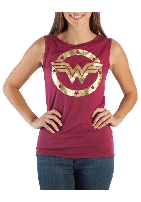 Dawn of justice in 2016, and in the 2017 film as well in justice league in the same year. DC Comics Wonder Woman Logo Hi-Lo Tank Top for Women
