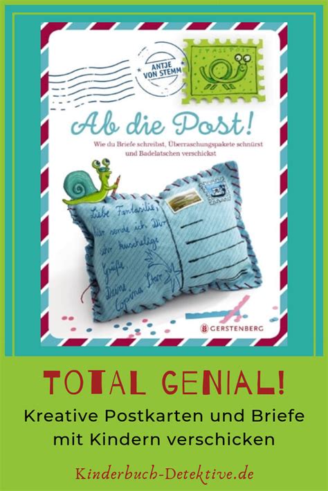 Wir sehen uns bald wieder ! Ab die Post! - kreative Ideen für Postkarten und Briefe - Kinderbuch-Detektive | Briefe ...