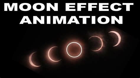 Moon Effect Animation Using Html And Css Youtube