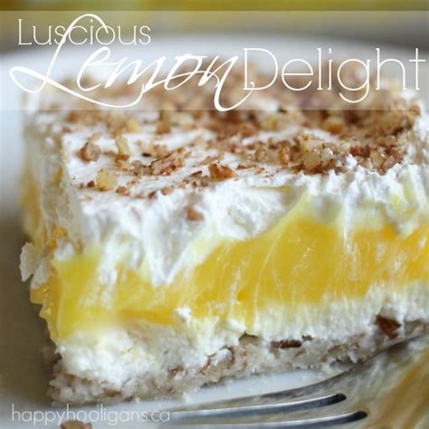 Luscious Lemon Delight An Easy To Make Dessert