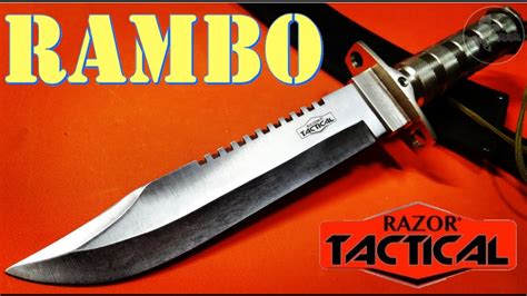 😱 Son Buenos Este Tipo De Cuchillos Cuchillo Razor Tactical Rambo Kit