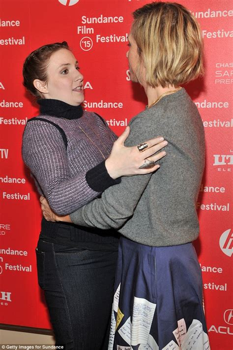 Lena Dunham Embraces Kristen Wiig At Sundance Daily Mail Online