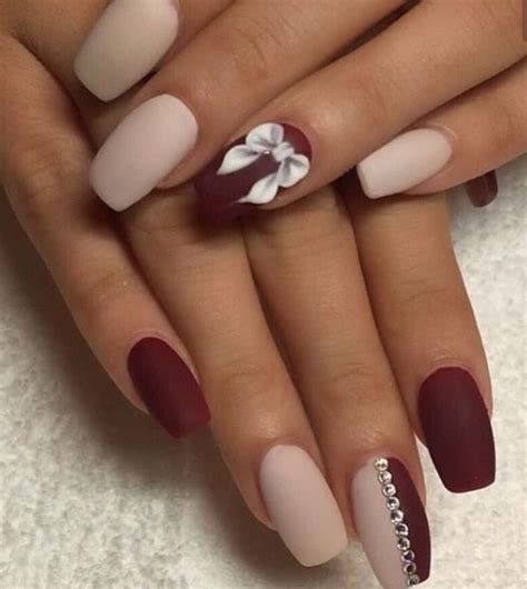 40 super hot maroon color nail polish ideas naildesigncode