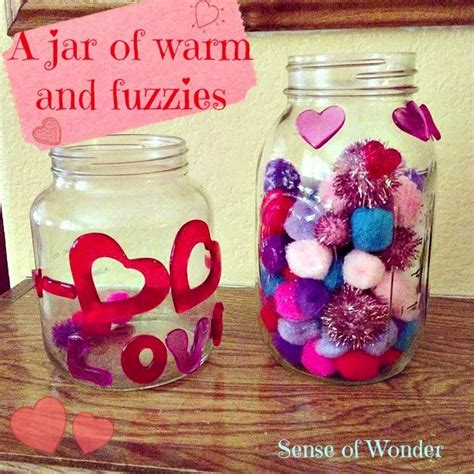 Warm And Fuzzy Valentines Day Jar Preschool Valentines Valentine