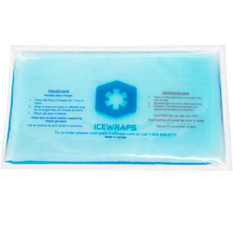 Blue 6x10 Gel Pack Reusable Microwavable Hot Pack Ideal Ice Pack For