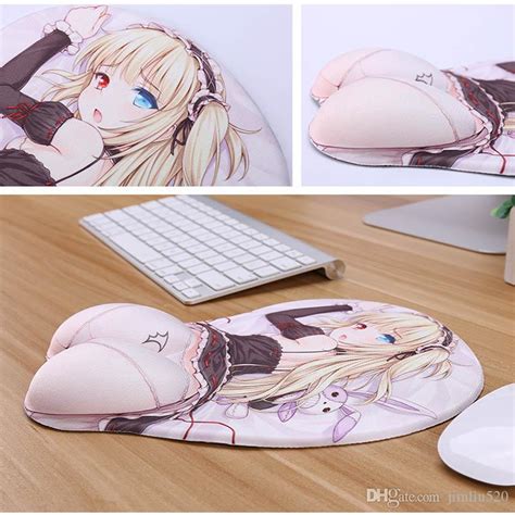 256 X215x30mm Sexy Anime Bottom 3 D Silica Gel Mouse Pad Can Decorate