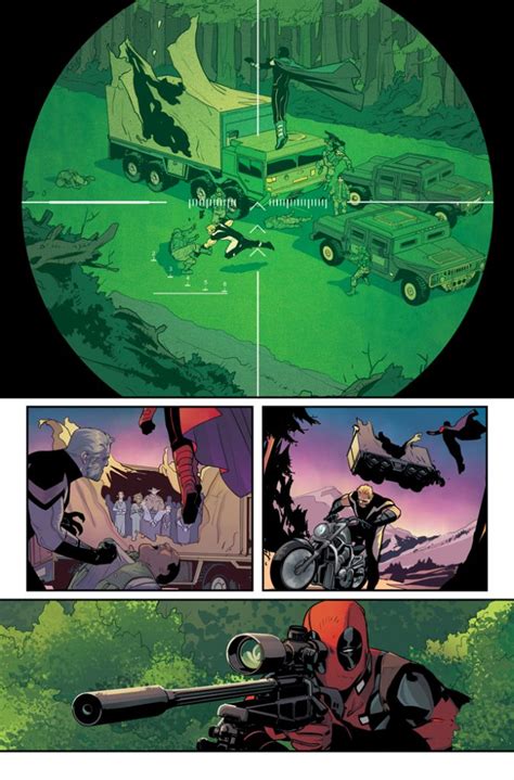 First Look Deadpool 8 Deadpool Vs Sabretooth Bounding Into Comics