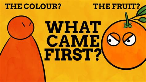 Was The Fruit Or Colour Called Orange First Youtube
