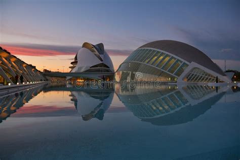 City Of Arts And Sciences Museum In Valencia Editorial Photo Image Of