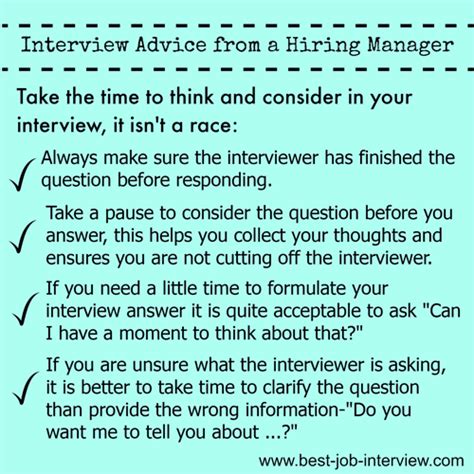 Perfect Your Job Interview Technique