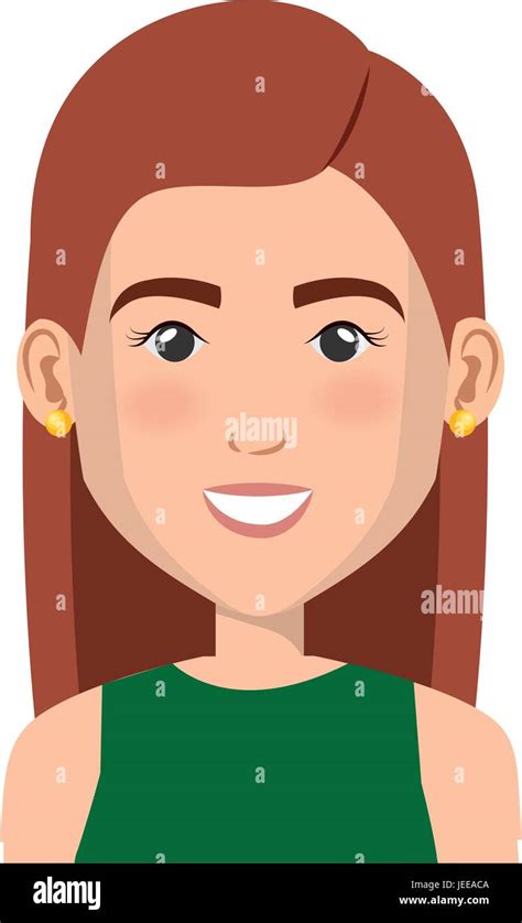 Beautiful And Young Woman Character Vector Illustration Design Stock Vector Image And Art Alamy